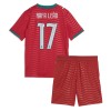 Portugal Rafael Leao #17 Hjemmedraktsett Barn VM 2026 Kortermet (+ korte bukser)